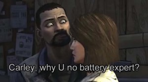The Walking Dead Game Season 1 Episode 1 - funny eye balling